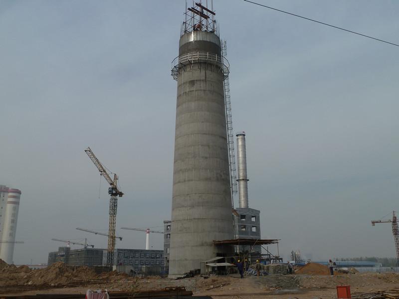 建設文明城市，煙囪加固加高遠離污染