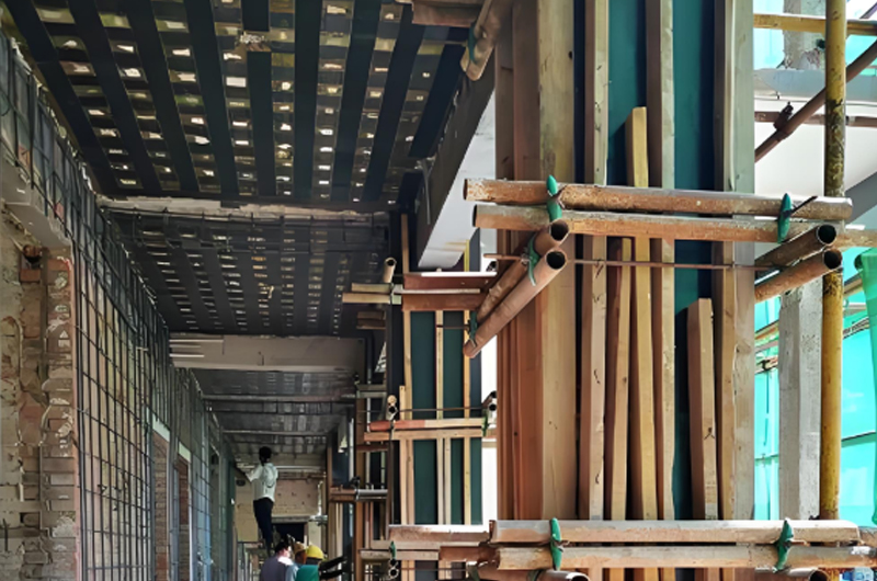 建筑加固期間還需要進行安全管理